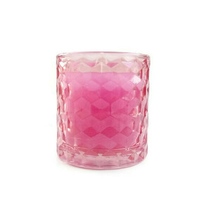 Αρωματικό Κερί σε Γυάλινο Vintage Ποτήρι γυαλί 7εκ - αρωματικά κεριά, γυαλί, vintage, ροζ, μινιατούρες φιγούρες, φιόγκος, διακόσμηση, decor, πρωτότυπα δώρα, τριαντάφυλλο