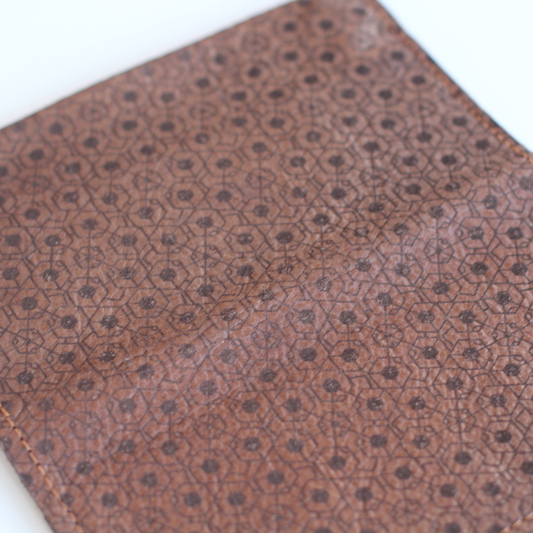 Δερμάτινη καπνοθήκη με πυρογραφία - Hex Dark Brown - καπνοθήκες, δέρμα, personalised, μοναδικό - 2