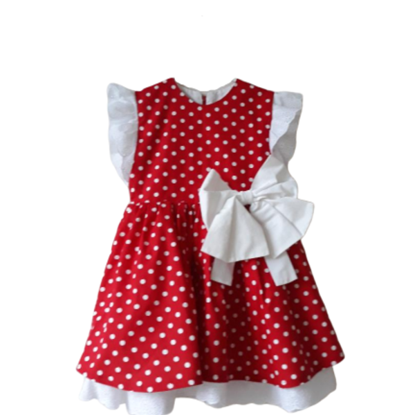 Βαμβακερό φόρεμα - κορίτσι, παιδικά ρούχα, 1-2 ετών