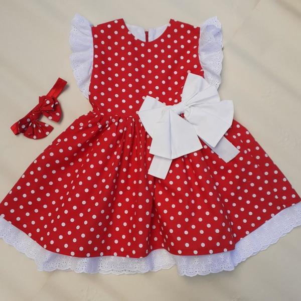 Βαμβακερό φόρεμα - κορίτσι, παιδικά ρούχα, 1-2 ετών - 4