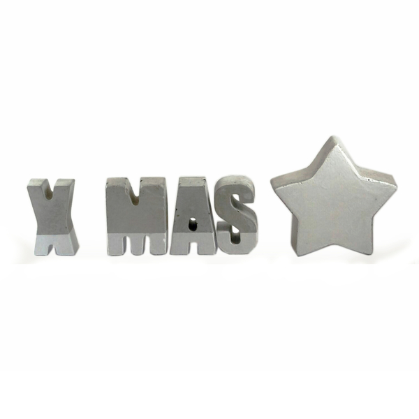 Χριστουγεννιάτικο διακοσμητικό //Xmas star letters set - διακοσμητικό, χριστουγεννιάτικο, διακοσμητικά