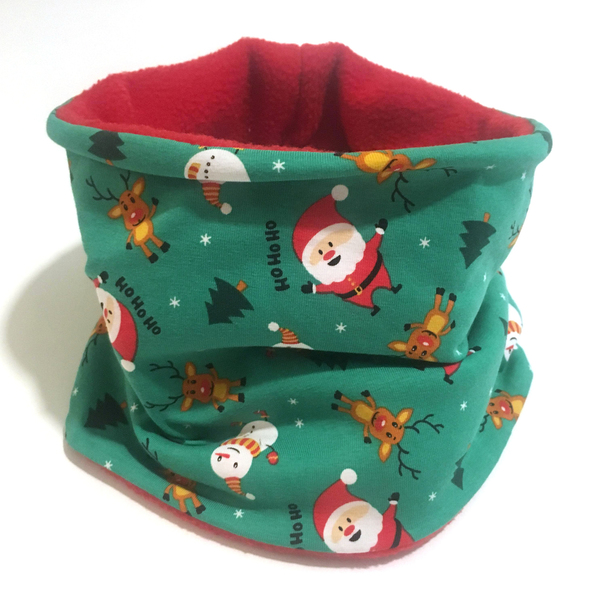 Χριστουγεννιάτικο Παιδικό κασκόλ λαιμός - Neck warmer - δώρο, χριστουγεννιάτικα δώρα, λαιμοί, δώρα για αγόρια