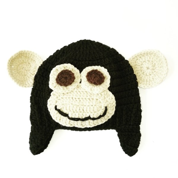 Πλεκτό Παιδικο Σκουφάκι Μαϊμού - σκουφάκια - 2