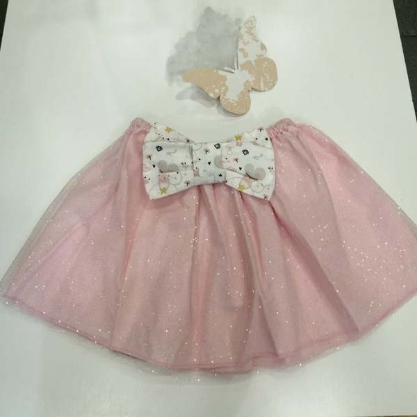 τούλινη φούστα Glitter - κορίτσι, γκλίτερ, παιδικά ρούχα, βρεφικά ρούχα, 1-2 ετών - 2