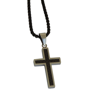 Ανδρικό μενταγιόν ατσάλινος σταυρός - ατσάλι, δώρα για άντρες, σταυροί - 2