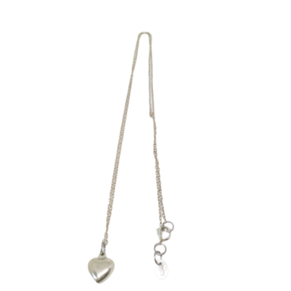 Ασημενιο κολιε με καρδια.(925) - ασήμι, charms, ασήμι 925, καρδιά, δώρα για γυναίκες