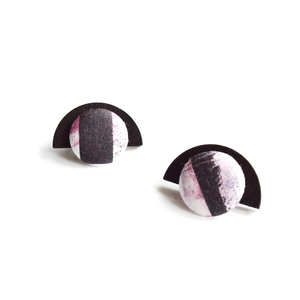 σκουλαρίκια τέχνης | breathe earrings 14 - γεωμετρικά σχέδια, minimal, καρφωτά, boho