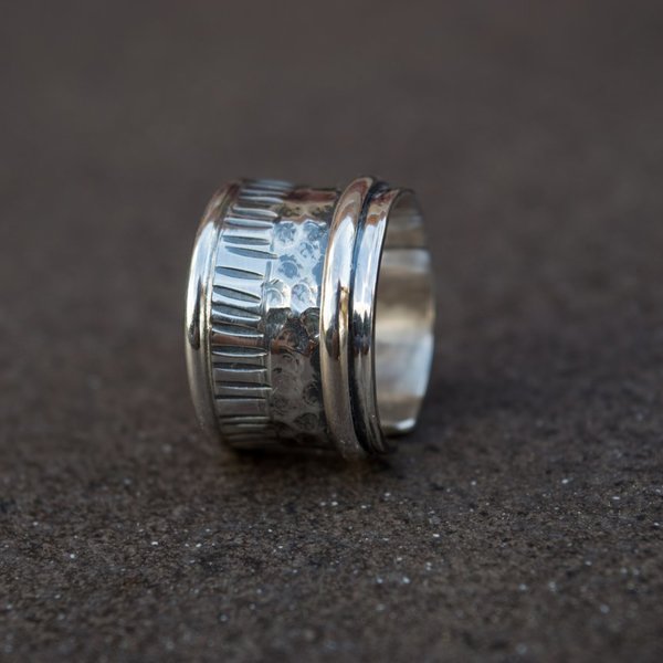 Ασημένιο unisex δαχτυλίδι - δαχτυλίδι, δαχτυλίδια, ασημένια - 3