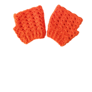 Πλεκτα Γάντια mini Πορτοκαλί!