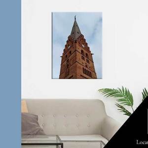 Καμβάς 30*40 | Κορυφή Εκκλησίας Αγίου Πέτρου Malmö, Σουηδία - πίνακες & κάδρα, καμβάς - 2