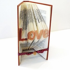 Βιβλίο book folding LOVE - χαρτί, αγάπη - 2