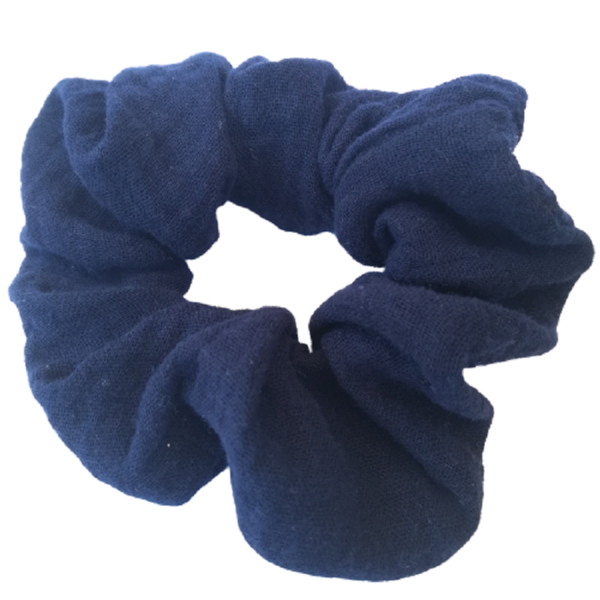 scrunchie "dark blue" - λαστιχάκια μαλλιών