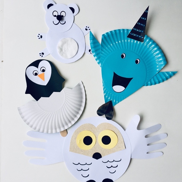Πολικά Ζώα Σετ Χειροτεχνίας (Polar Animals Craft Kit) - δώρο, χειροποίητα, για παιδιά, επιτραπέζια