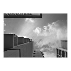 Κάδρο - Ασπρόμαυρη Φωτογραφία κτιρίων - πίνακες & κάδρα, καμβάς