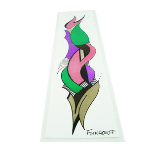 Σελιδοδείκτης abstract art 1 - σελιδοδείκτες, ζωγραφισμένα στο χέρι, πρωτότυπα δώρα, unisex gifts