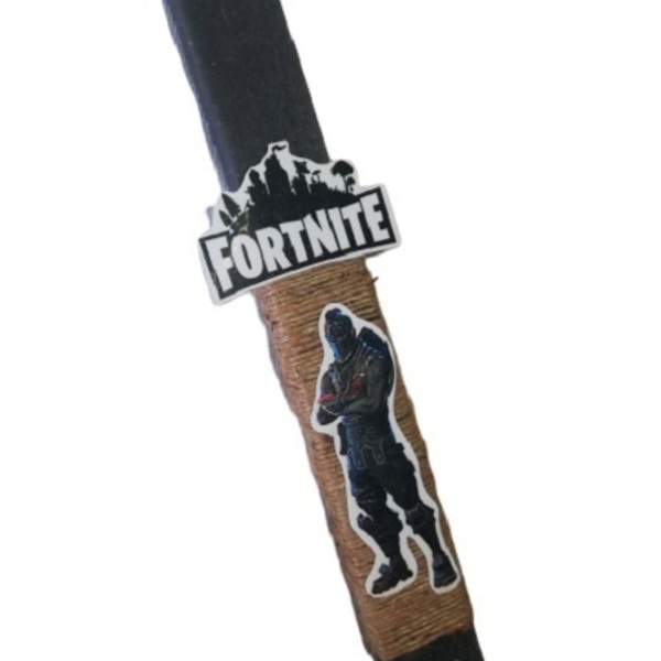 Λαμπάδα Fortnite - αγόρι, λαμπάδες, για παιδιά, για εφήβους, ήρωες κινουμένων σχεδίων