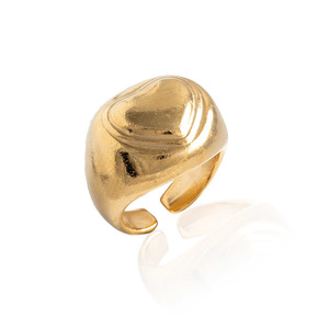 Δαχτυλίδι Dreamy Heart - Χρώμα Χρυσό - επιχρυσωμένα, ορείχαλκος, μικρά, αυξομειούμενα, φθηνά