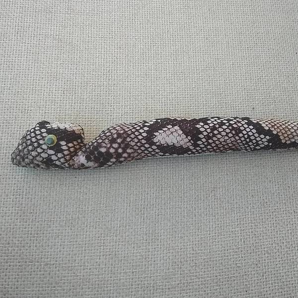 μπρελόκ φίδι, διακοσμητικό τσάντας - ύφασμα, animal print, σπιτιού - 4