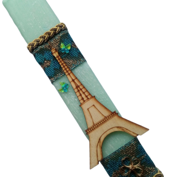 Αρωματική Λαμπάδα πλακέ Πύργος του Άιφελ - κορίτσι, λαμπάδες, για ενήλικες, για εφήβους - 4