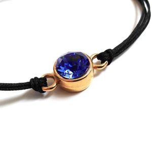 Blue Bracelet - Rose Gold - charms, ορείχαλκος, χεριού, αυξομειούμενα - 2
