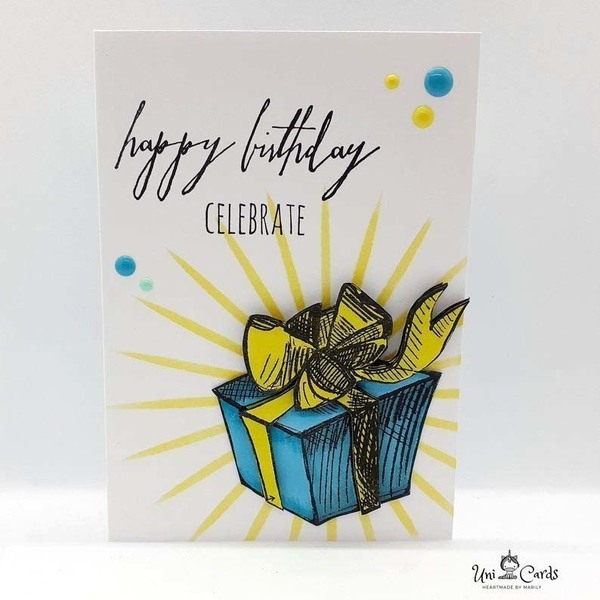 Ευχετήρια κάρτα Γενεθλίων - Δώρο - χειροποίητα, γενέθλια, δώρα γενεθλίων, κάρτα ευχών - 4