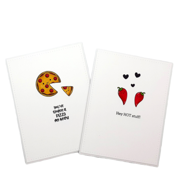 Ευχετήριες κάρτες αγάπης με λογοπαίγνια - χειροποίητα, κάρτα ευχών, δώρα αγίου βαλεντίνου, φαγητό, ευχετήριες κάρτες - 2