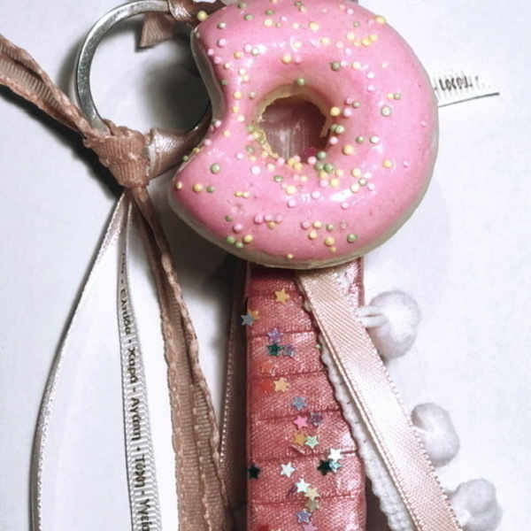 Αρωματική Λαμπάδα Donut - κορίτσι, λαμπάδες, για παιδιά, για ενήλικες