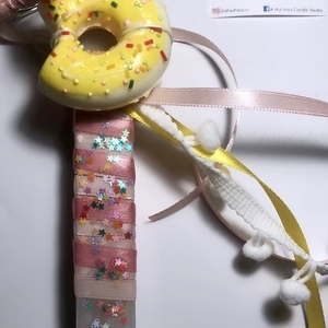 Αρωματική Λαμπάδα Donut - κορίτσι, λαμπάδες, για παιδιά, για ενήλικες - 2