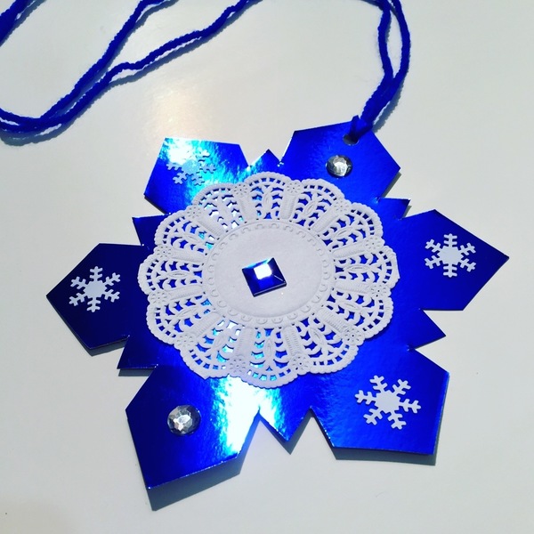 Μενταγιόν και Ραβδί Χειμωνιάτικο Σετ Χειροτεχνίας (Winter Craft Kit) - δώρο, χειροποίητα, για παιδιά - 2