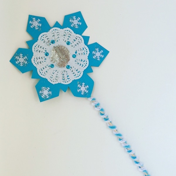 Μενταγιόν και Ραβδί Χειμωνιάτικο Σετ Χειροτεχνίας (Winter Craft Kit) - δώρο, χειροποίητα, για παιδιά - 3