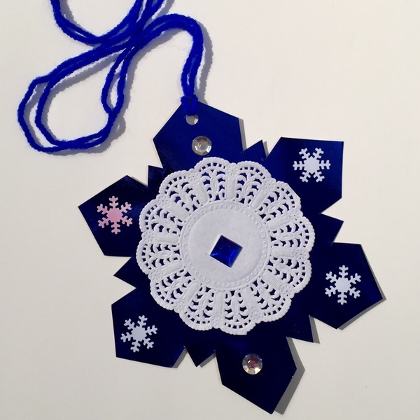 Μενταγιόν και Ραβδί Χειμωνιάτικο Σετ Χειροτεχνίας (Winter Craft Kit) - δώρο, χειροποίητα, για παιδιά - 5