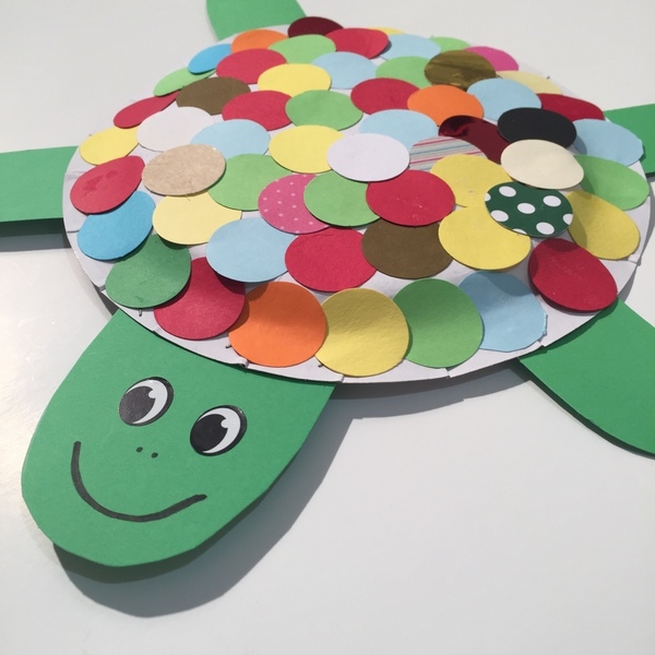 Πολύχρωμη χελωνίτσα Σετ Χειροτεχνίας (Happy Turtle Craft Kit) - δώρο, χειροποίητα, για παιδιά - 3