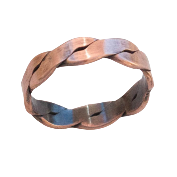 Χάλκινο rustic δαχτυλίδι - δαχτυλίδι, δαχτυλίδια, σταθερά