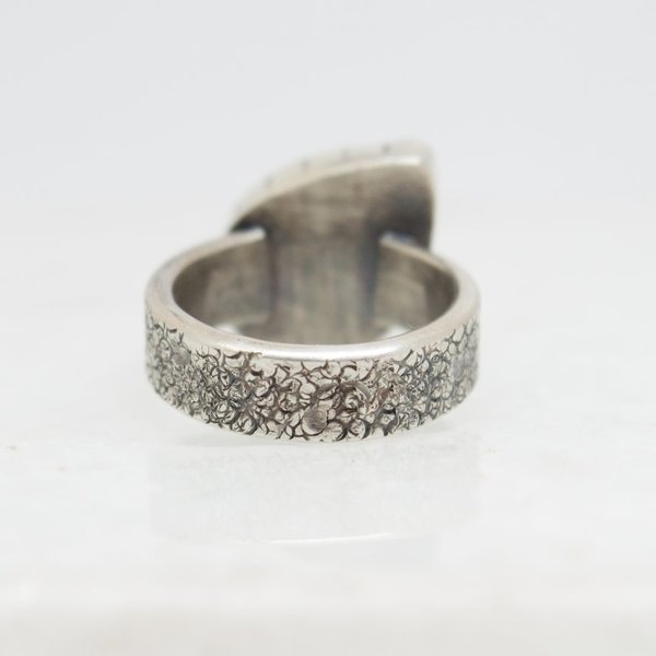 Δαχτυλίδι ασημένιο με Φεγγαρόπετρα - ημιπολύτιμες πέτρες, φεγγαρόπετρα, boho, σταθερά - 5