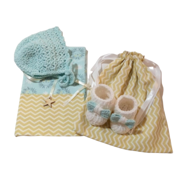 Gift box για νεογέννητο κοριτσάκι 0-3 μηνών - (4 τεμάχια) - κορίτσι, 0-3 μηνών, σετ δώρου