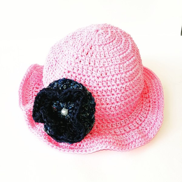 Πλεκτό Καπέλο Παιδικό Ροζ Ανοιχτό! - κορίτσι, καπέλα - 2