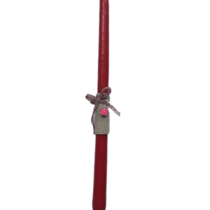 055 Σετ πασχαλινή λαμπάδα και καδράκι ξύλινο με σταυρό - λαμπάδες, σταυρός, για παιδιά, για ενήλικες, για εφήβους - 2