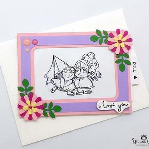 Κάρτα Αγίου Βαλεντίνου - Μαγική εικόνα - Fairytale couple - πριγκίπισσα, βαλεντίνος, ζευγάρια, πριγκίπισσες, ευχετήριες κάρτες - 2