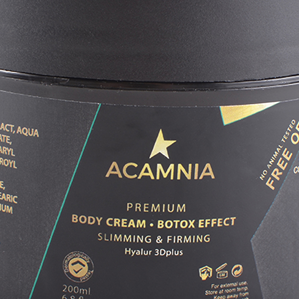Acamnia – Slim Body cream – cellulite etxc 200ml - κρέμες σώματος - 2