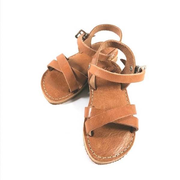 Παιδικό Δερμάτινο Σανδάλι "Baby Sandals" - δέρμα, σανδάλια, αρχαιοελληνικό, gladiator, φλατ