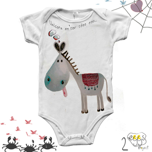 "Unicorn απ΄τον τόπο σου"| Φορμάκι μωρού/ παιδικό μπλουζάκι - κορίτσι, αγόρι, βρεφικά, μονόκερος, βρεφικά φορμάκια, 0-3 μηνών, 6-9 μηνών, βρεφικά ρούχα - 2