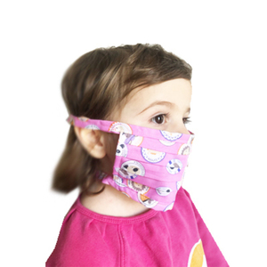 Μάσκα παιδική βαμβακερή με τσαντάκι αποθήκευσης ή μεταφοράς - βαμβάκι, κορίτσι, μάσκα προσώπου, μάσκες προσώπου, παιδικές μάσκες - 5