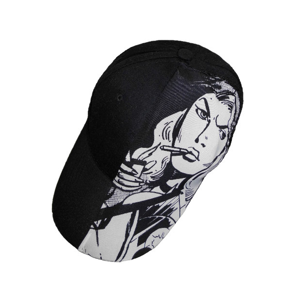 Ασπρόμαυρο καπέλο Jockey/Pop Art/ 4 εποχών-No 370105. - ανδρικά, unisex, καπέλο