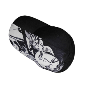 Ασπρόμαυρο καπέλο Jockey/Pop Art/ 4 εποχών-No 370105. - ανδρικά, unisex, καπέλο - 2