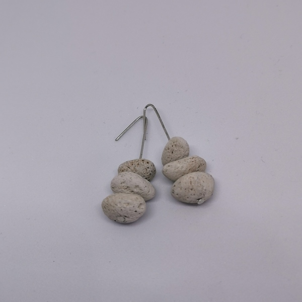 Σκουλαρίκια "καλοκαίρι" / "summer " earrings - πέτρα, αλπακάς, πέτρες, κρεμαστά, δώρο οικονομικό - 4