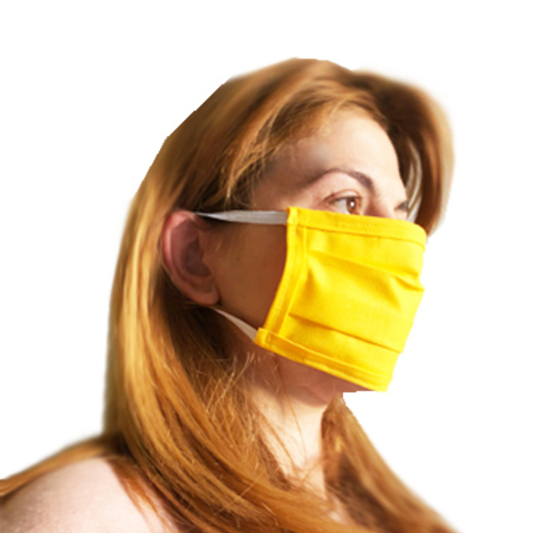 Μάσκα βαμβακερή πυκνής ύφανσης με λάστιχο - ύφασμα, βαμβάκι, γυναικεία, πολλαπλών χρήσεων, μάσκες προσώπου - 5