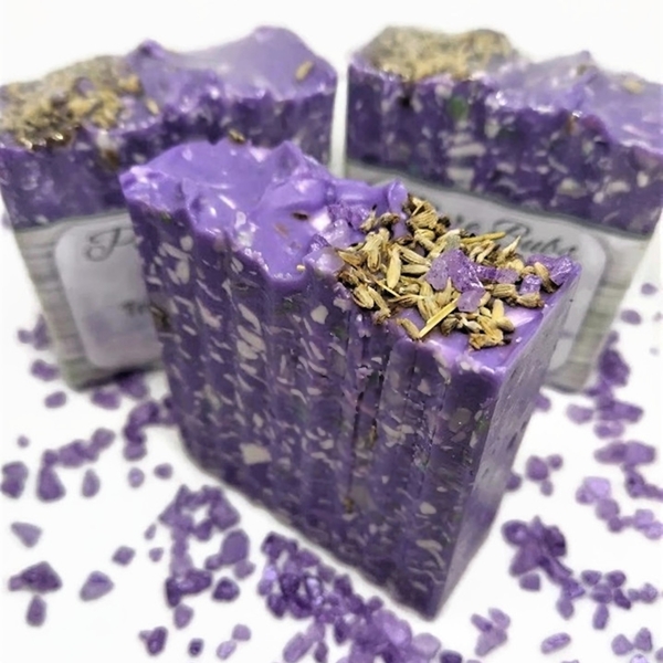 Χειροποίητο σαπούνι Fresh Lavender με οργανικά έλαια και βούτυρα - δώρο, χειροποίητα, σαπούνια, χεριού, αρωματικό σαπούνι