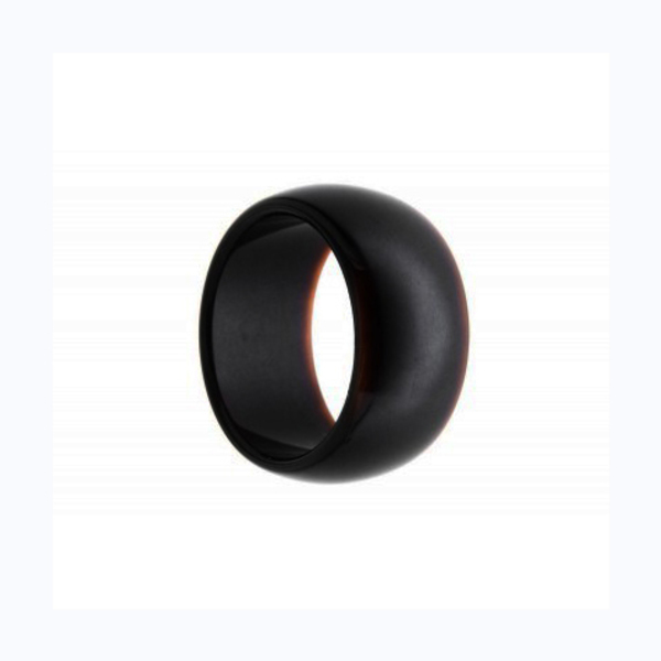 Ανδρικό δαχτυλίδι Αχάτης μαύρος - ημιπολύτιμες πέτρες, αχάτης, δαχτυλίδια, δώρα για άντρες - 2