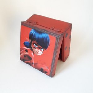 Κουτάκι από ξύλο mtf κοριτσάκι 12×12×7εκ. - κορίτσι, δώρο, κουτί, οργάνωση & αποθήκευση, δώρα για παιδιά, δώρα γενεθλίων, κουτιά αποθήκευσης - 2