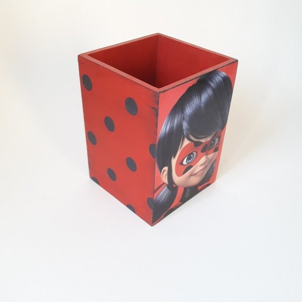 Μολυβοθήκη ξύλινη κοριτσάκι 11×8cm - κορίτσι, δώρα γενεθλίων, σούπερ ήρωες, δώρο - 4